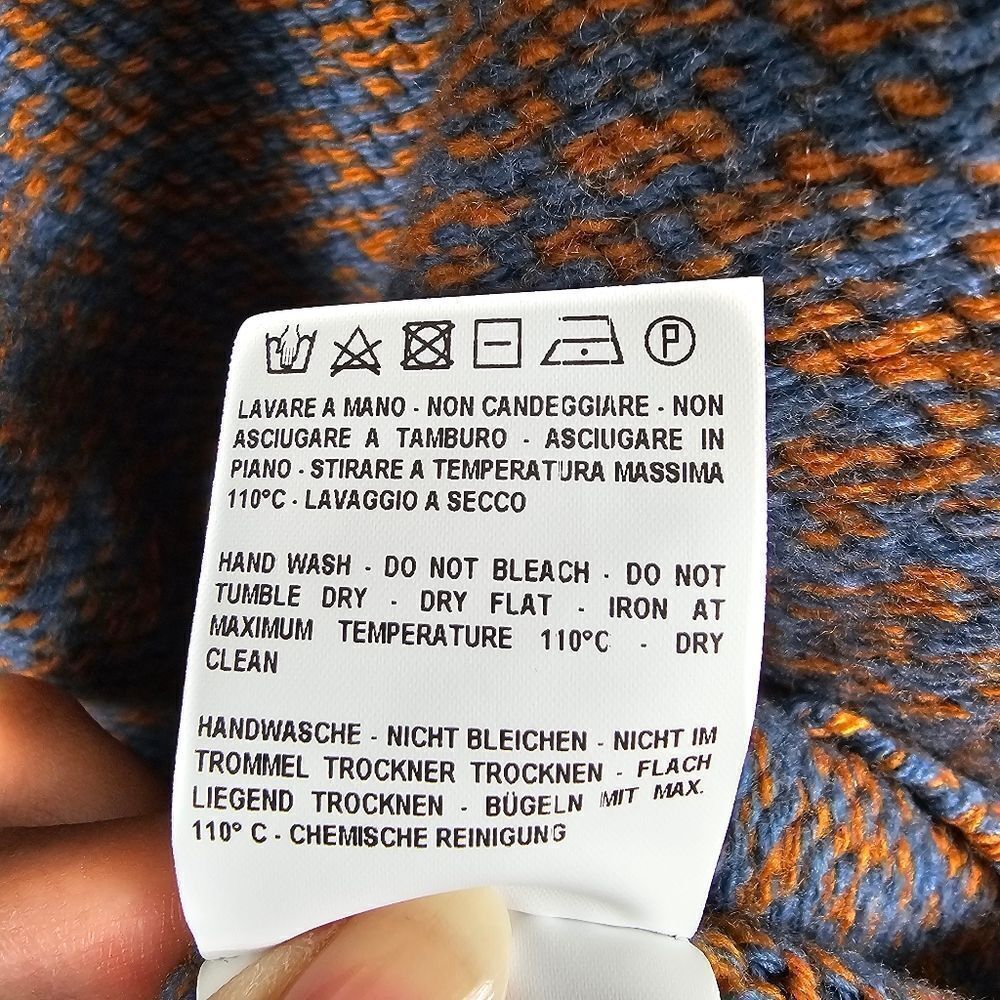 NWT Gran Sasso Giubbino Cardigan Jacket - Size 44 - Picture 12 of 15